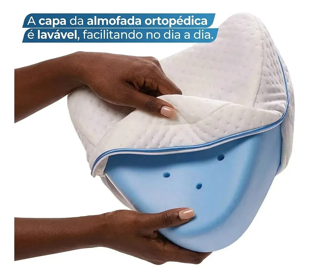 Almofada Ortopédica Corretor de Postura Travesseiro Multifuncional Premium®