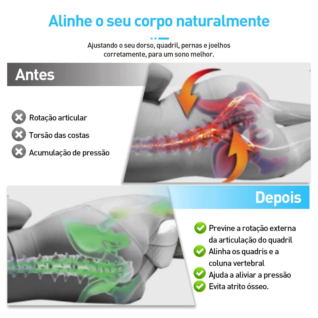 Almofada Ortopédica Corretor de Postura Travesseiro Multifuncional Premium®